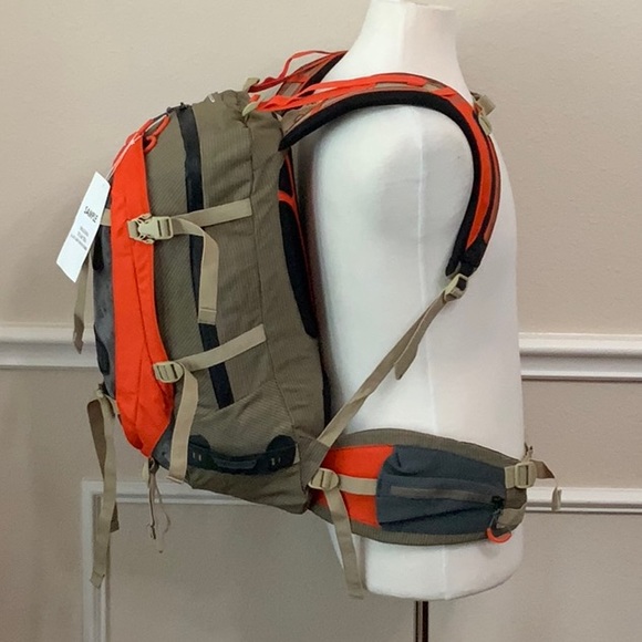 Jansport MAZAMA backpack - Slate Grey/Orange Ember - Picture 7 of 15